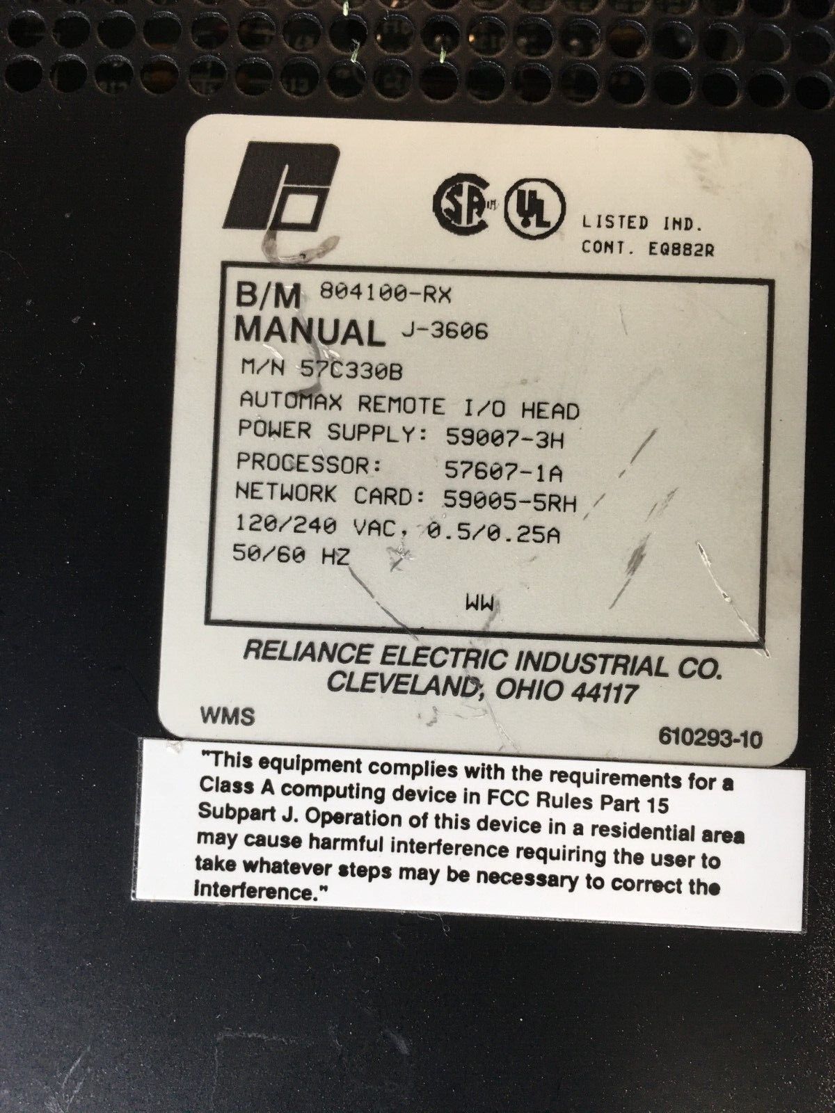 Reliance,57C330B Automax 30 day warranty