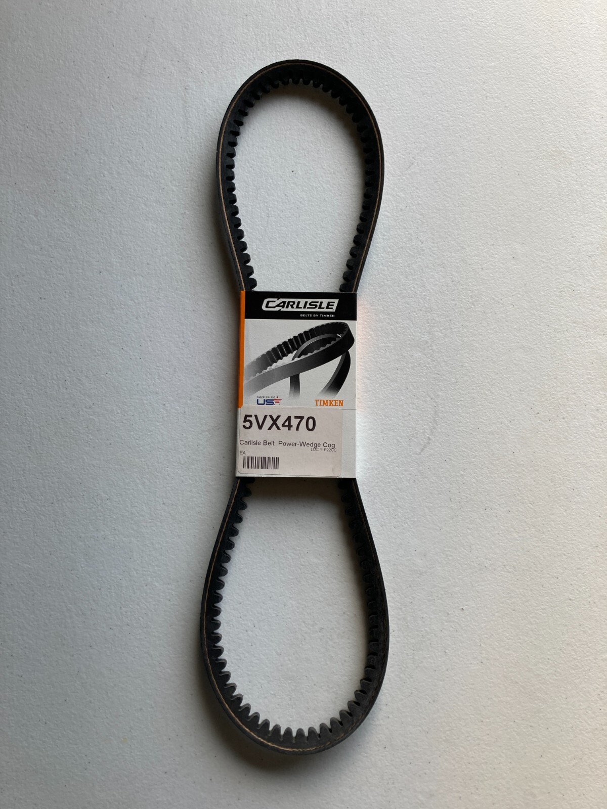 Timken Carlisle 5VX470 Power-Wedge Cog V Belt USA Made