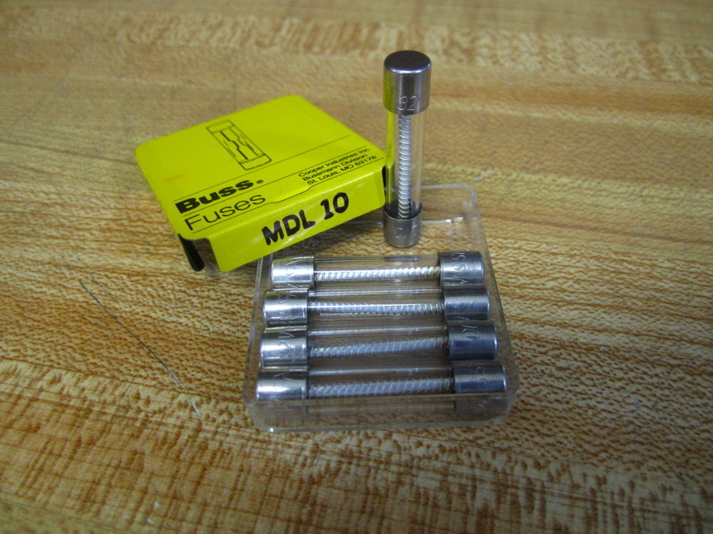 Buss MDL-10 Bussmann Fuse Cross Ref 1CM29 Formerly 3AG-SB Wirewound (Pack of 10)