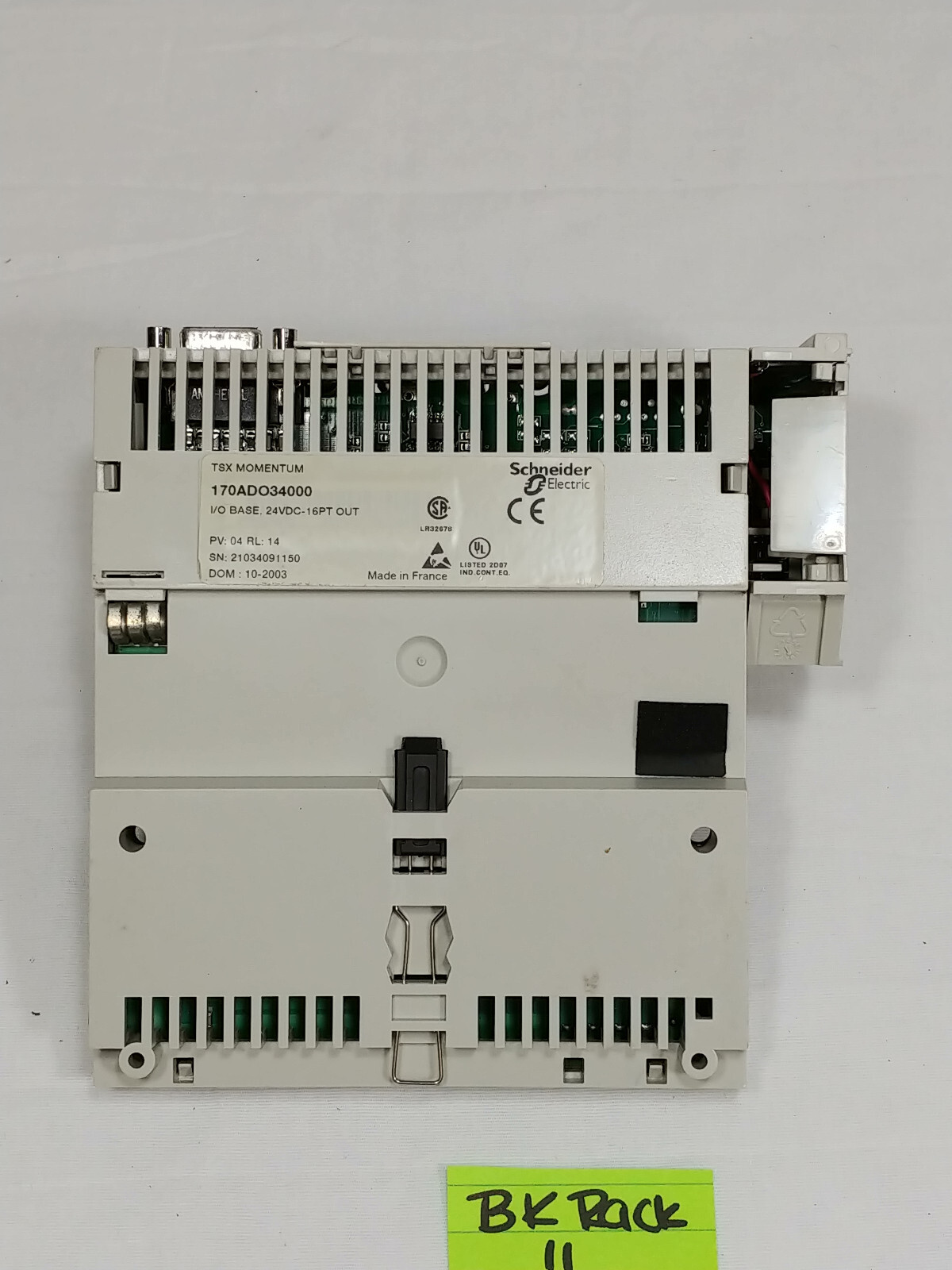 Schneider Electric 171CCS78000 PLC Proccessor Adapter w/ 170ADO34000 I/O Base