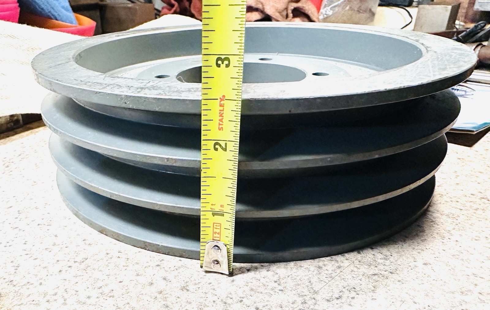 Cast Iron SHEAVE 3 Groove PULLEY “8.0 x 3B-SK-TIH” SK Bushing Type 8.35 OD x 2.5
