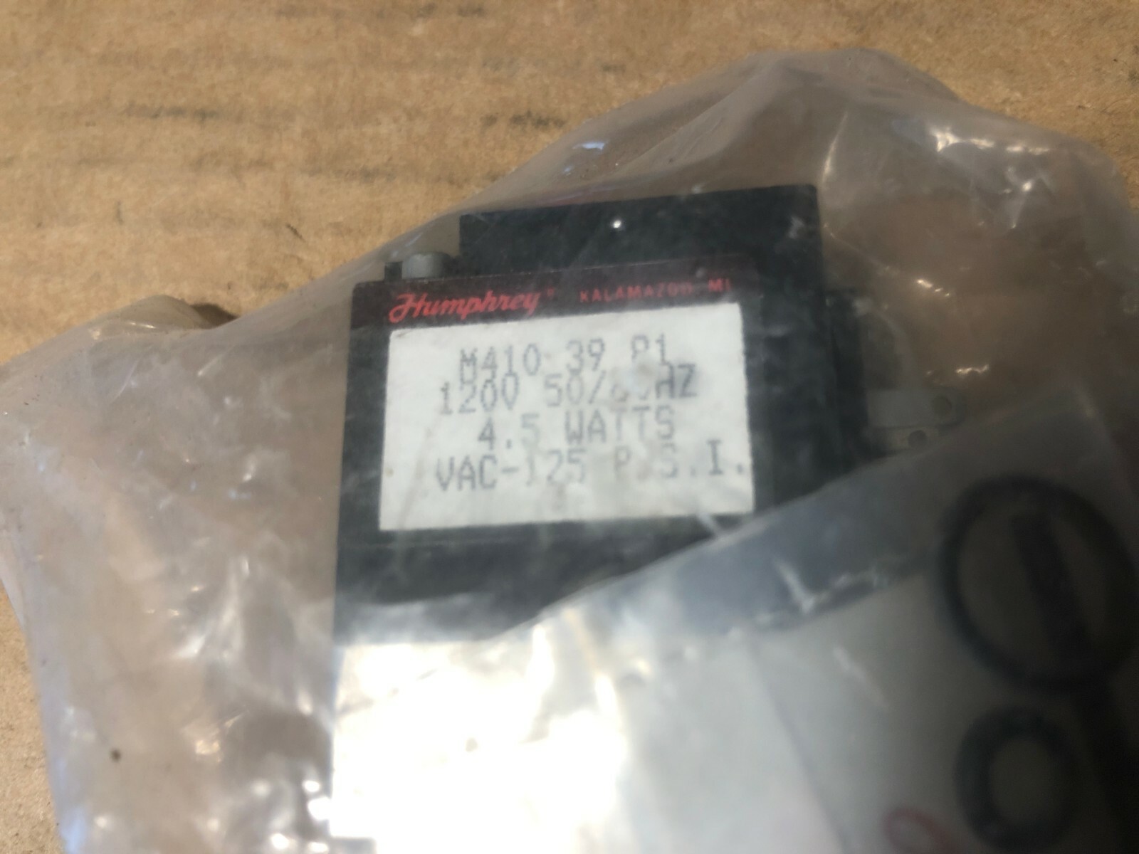 Humphrey, Solenoid Valve, 410, M410 39 81