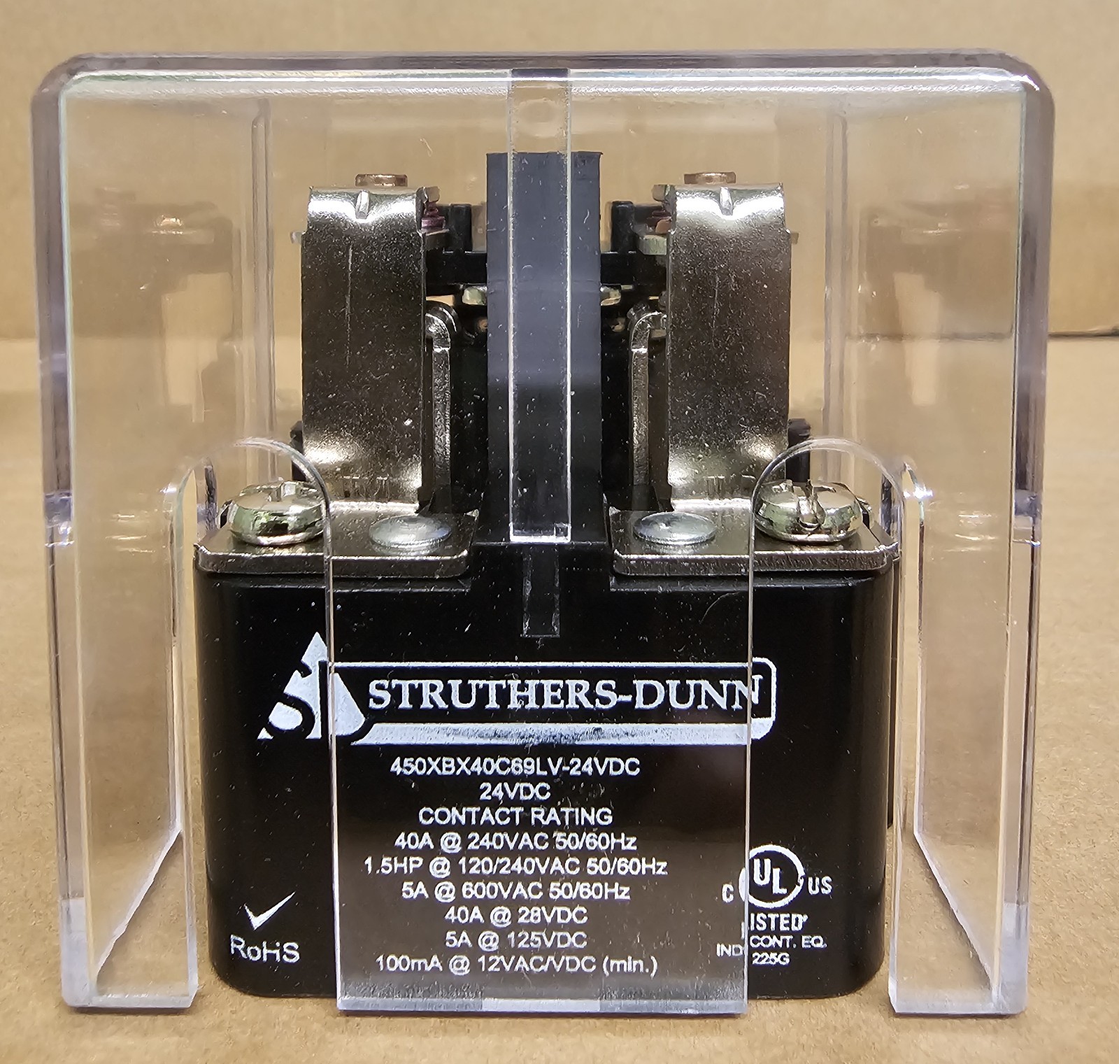 STRUTHERS-DUNN 450XBX40C69LV -24VDC Relay