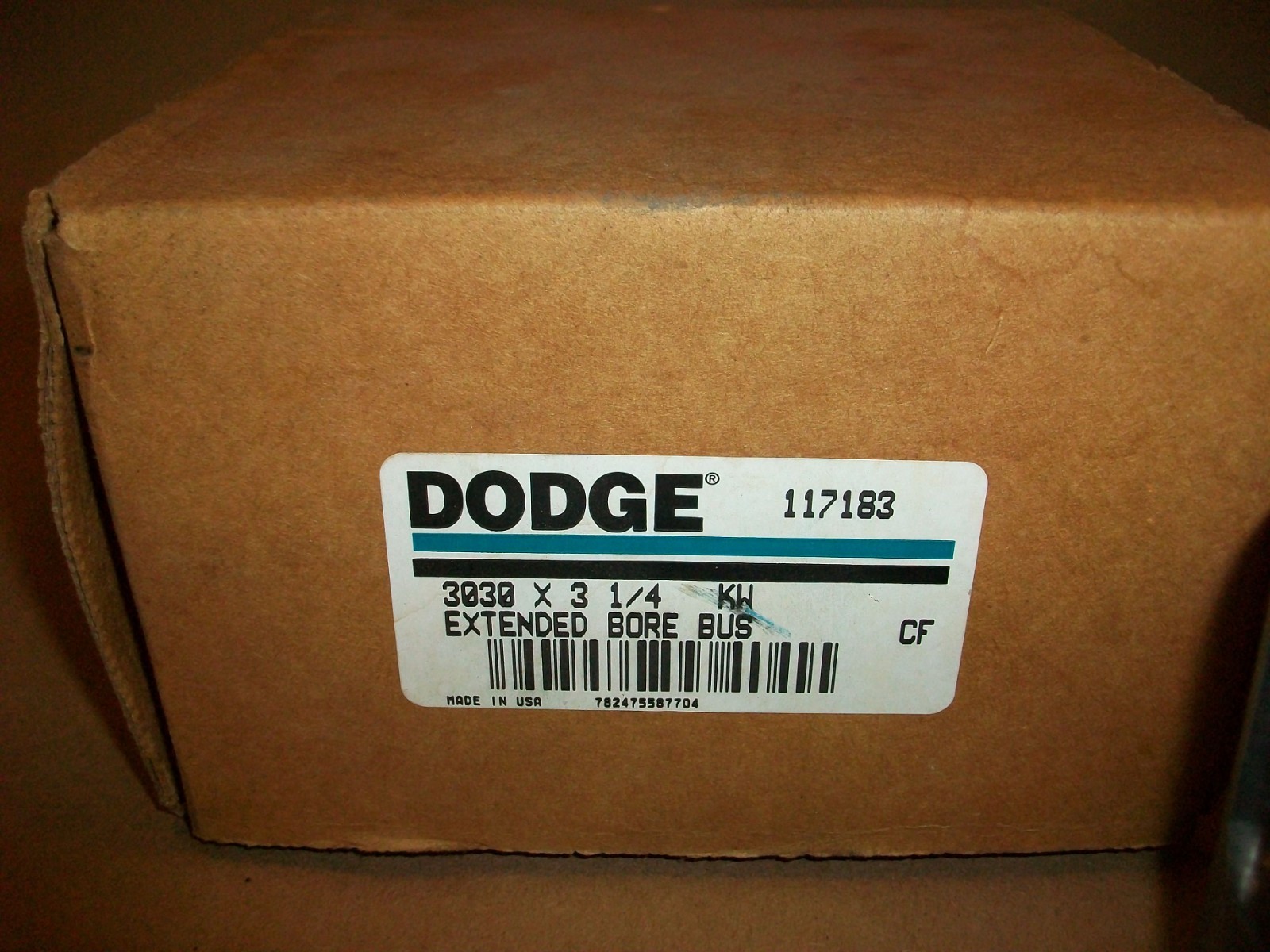 Dodge 3030 3-1/4 KW Extended Bore Bushing 117183 NEW IN BOX
