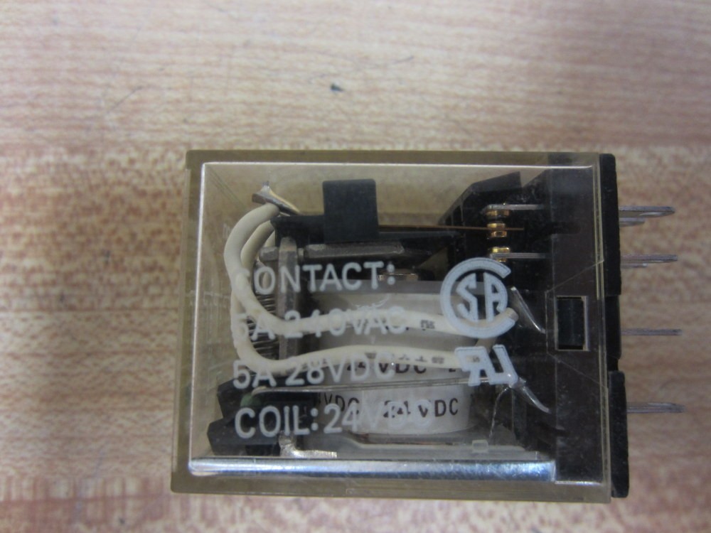 Omron MY4N-24VDC Relay MY4N24VDC 24V DC Old Style (Pack of 2)