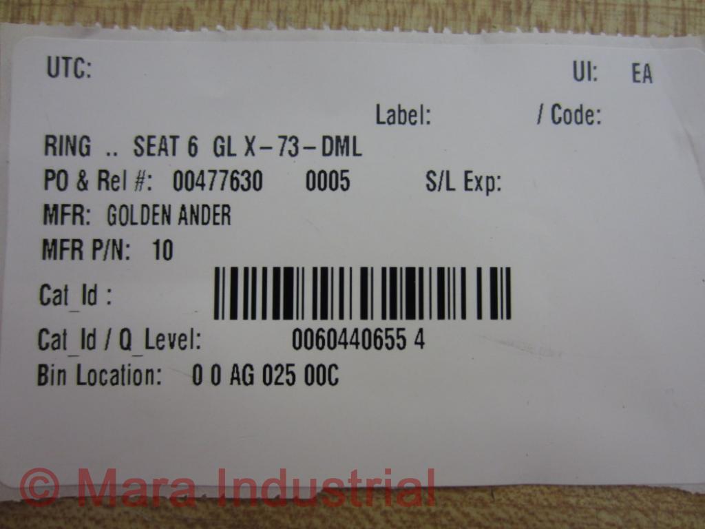 Golden Ander 10 Seal 6 GL X-73-DML (Pack of 2)