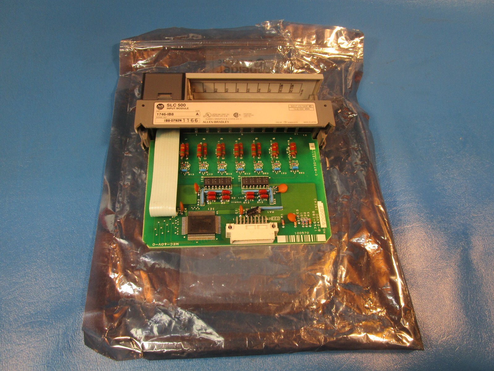 REFURBISHED ALLEN BRADLEY 1746-IB8, SLC 500 INPUT MODULE, Series A