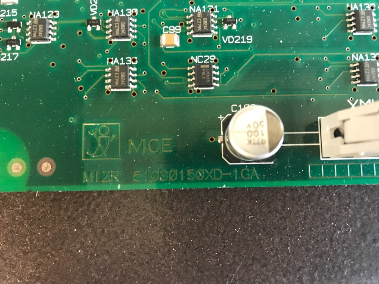MGE UPS SYSTEMS 51030150XD-1GA CIRCUT BOARD