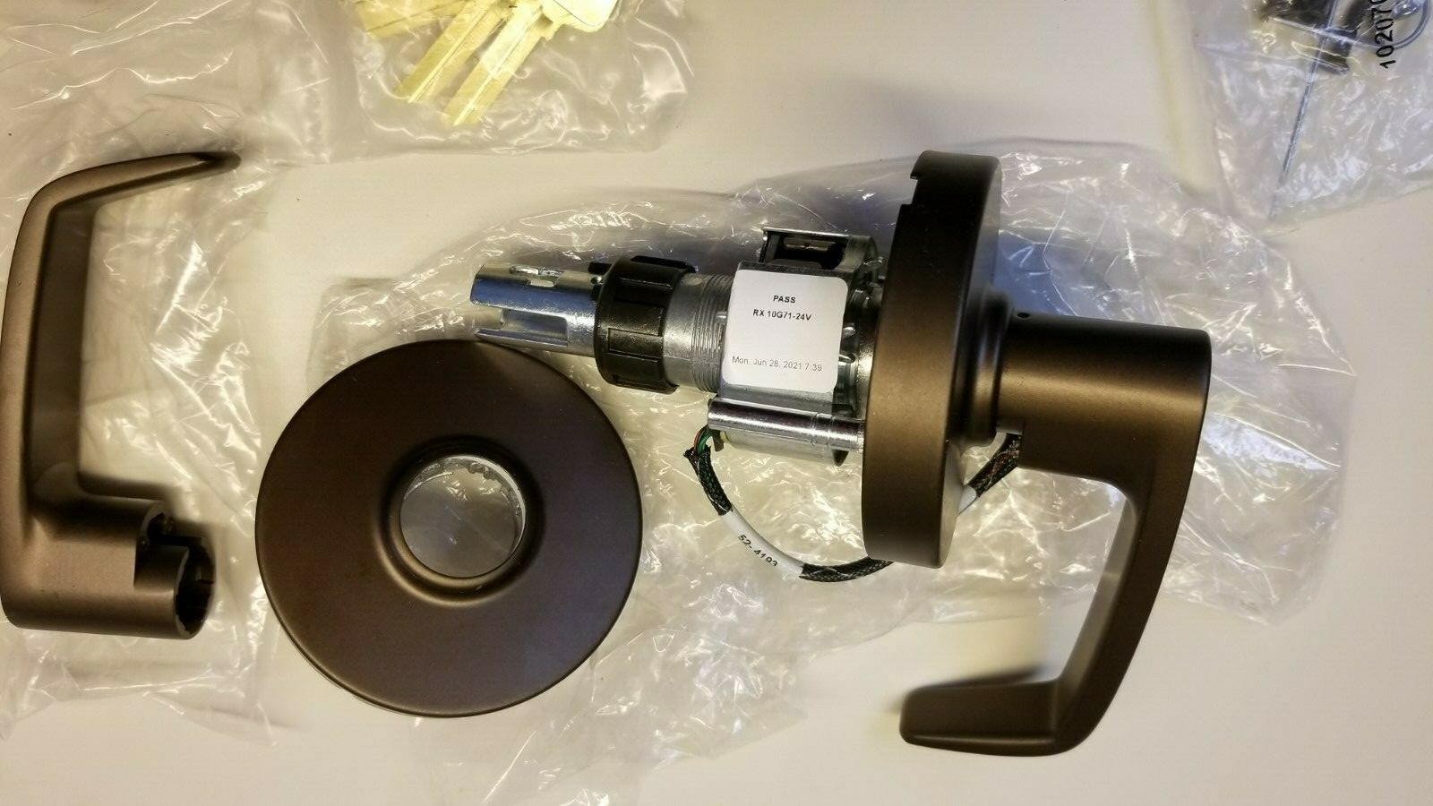 Sargent 10G71-24V-LL-10BE Electrified Cylindrical Lock, Fail Secure Dark Bronze