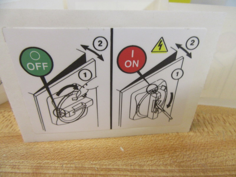 Allen Bradley 194R-L1 Instruction Label (Pack of 3)