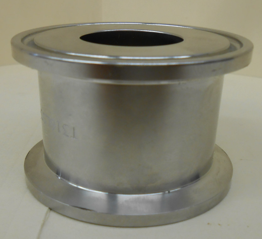 1-1/2″ TAPERED TO 1″ SANITARY ADAPTER 1-1/4″ (L) FLANGE TO FLANGE