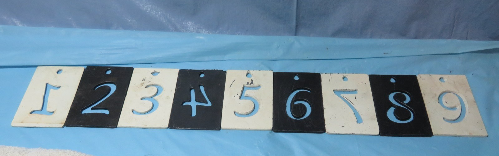 Metal / Steel Numbers “1 to 9” 3inch Handmade