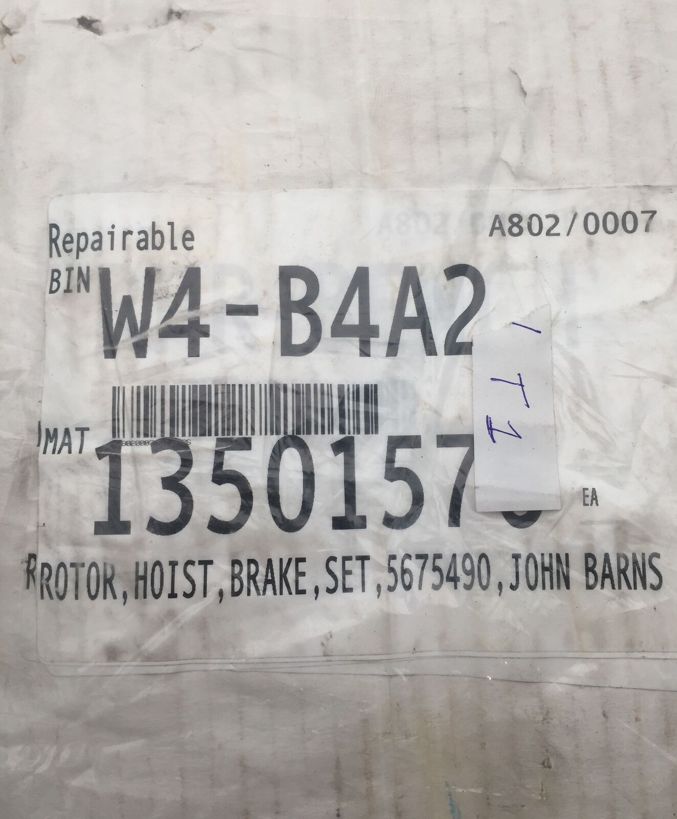 Stahl 5675490 Hoist Brake Rotor Kit for Siemens H62-73 Motor