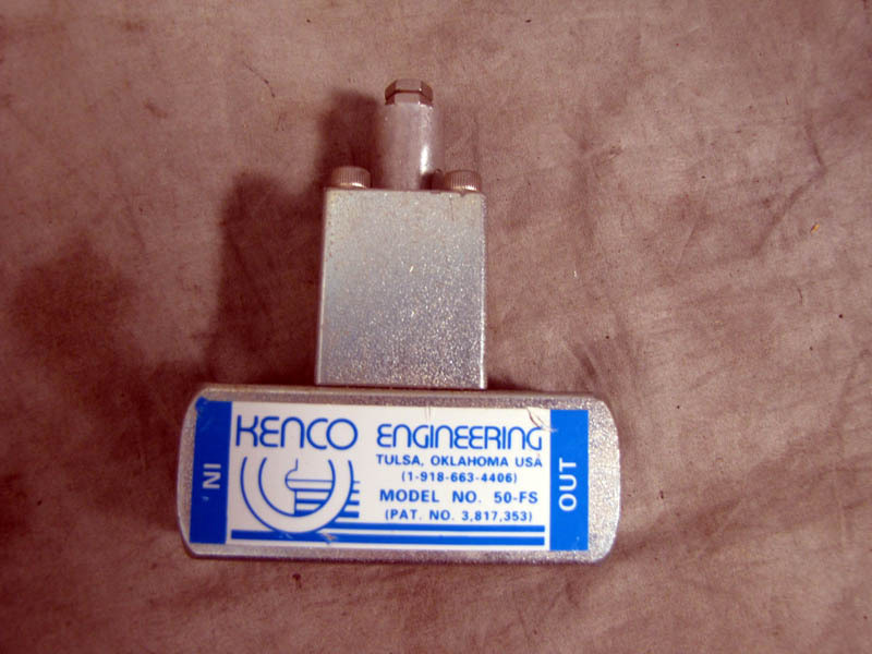 Kenco Fire Safe Valve 50-FS NEW