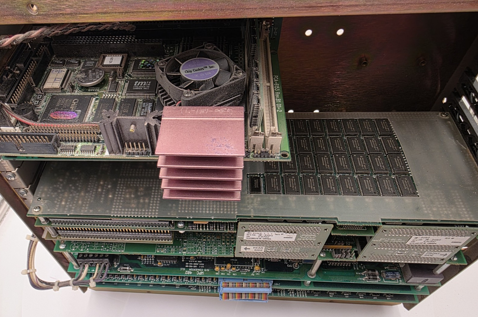 WPC CCR CLC RACK (INDUSTRIAL COMPUTER SOURCE) MODEL OEMC-15 (SEE DESCRIPTION)