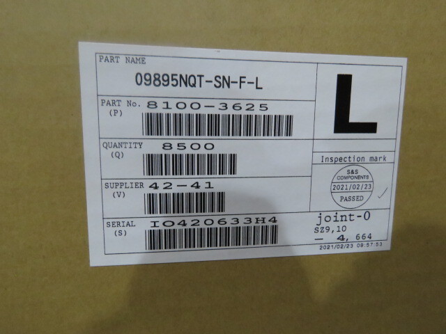 Sumitomo 8100-3625 Qty of 340 per Lot Sumitomo 8100-3625