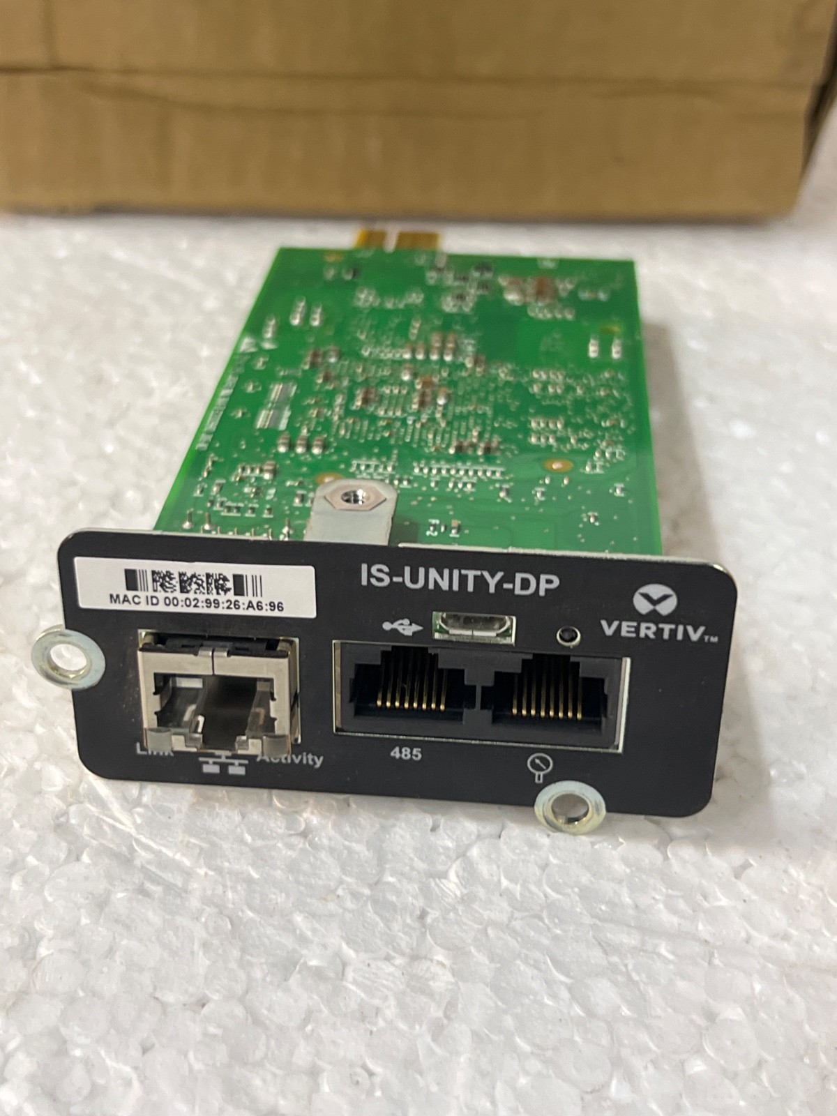 Vertiv Liebert IS-UNITY-DP Communication Card 417831G/2 REV.42