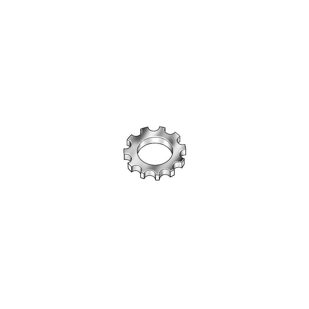 GRAINGER APPROVED SEWIS0250-100P Ext TthLk,1/4in,Stl,0.51×0.028in,100PK 6DYU2