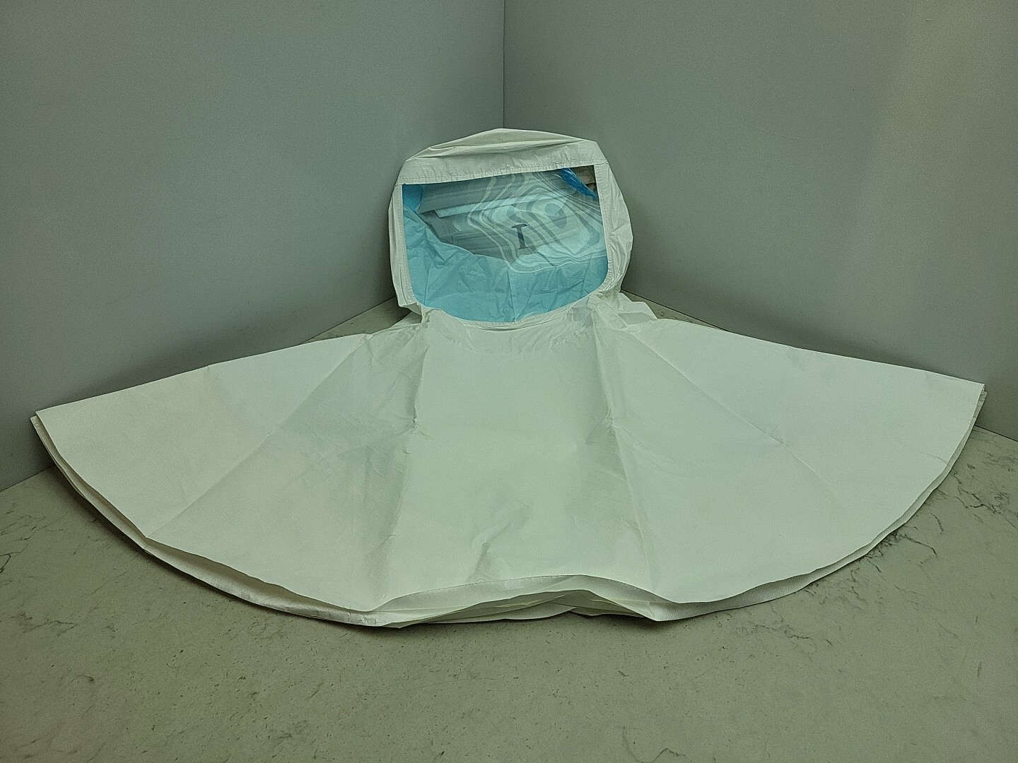 50 Pack Tychem AirBoss S-40084-W01 PAPR Hood W/ Cape FlexAir PAPR System White
