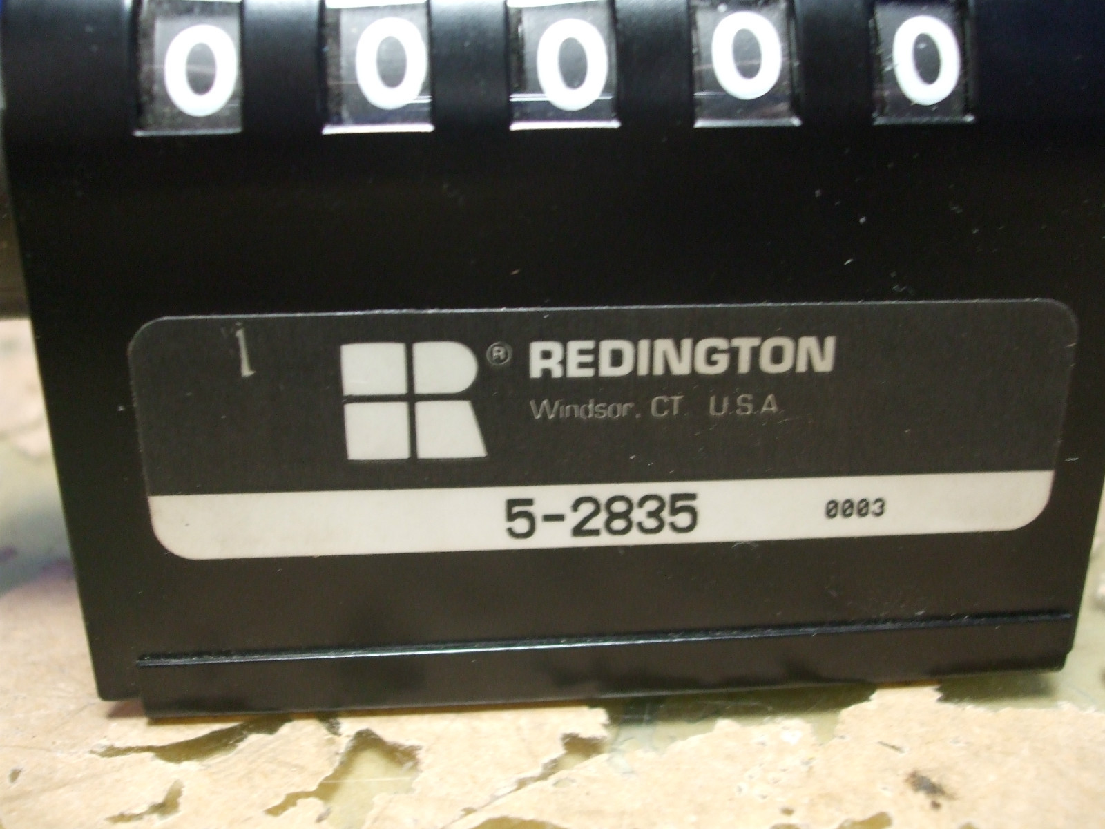 REDINGTON COUNTER 5-2835 !! NO KEY !! [8-A.6B]