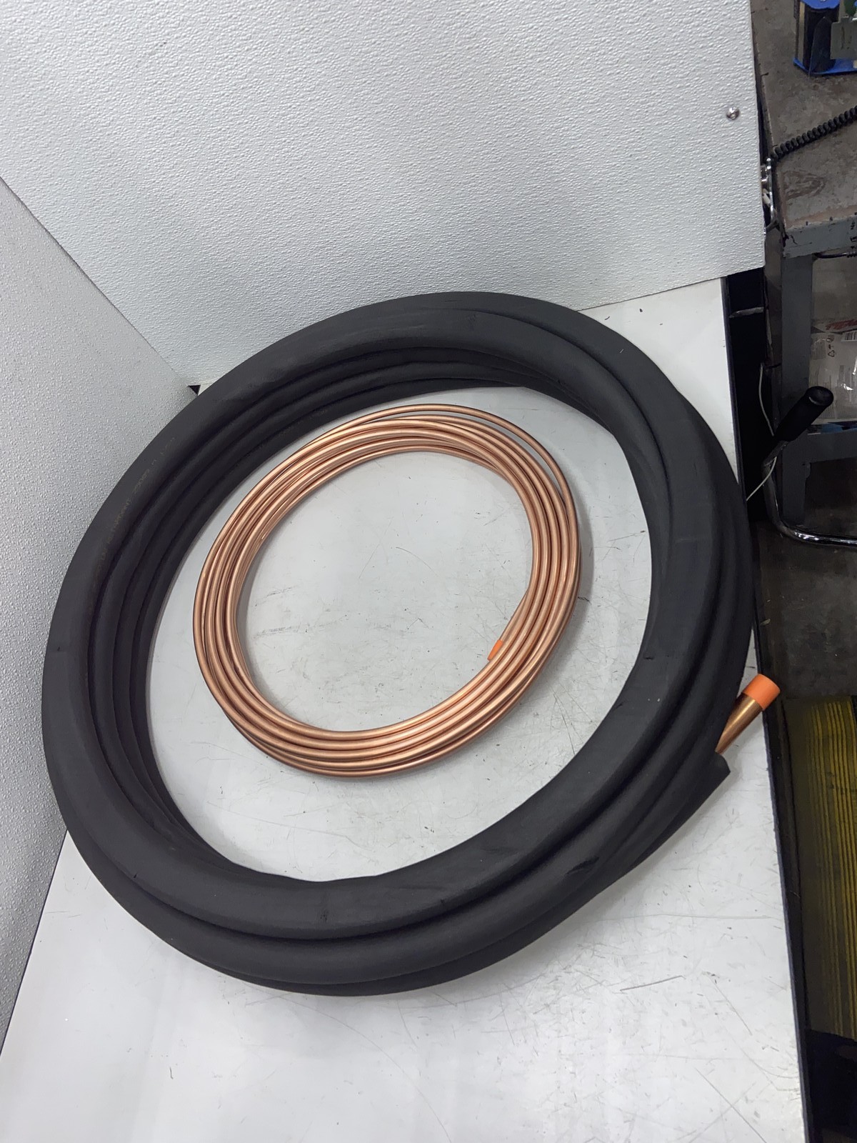 Streamline 50ft HVAC Line Set 3/8″ x 7/8″ x 3/8″ Insulated Copper 61480500