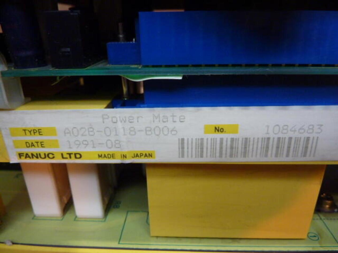 FANUC Powermate Amplifier A02B-0118-B006 Used #34392