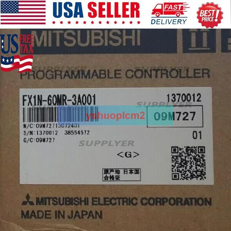 MITSUBISHI 100% Brand New Original FX1N-60MR-3A001 Federal or DHL fast shipping