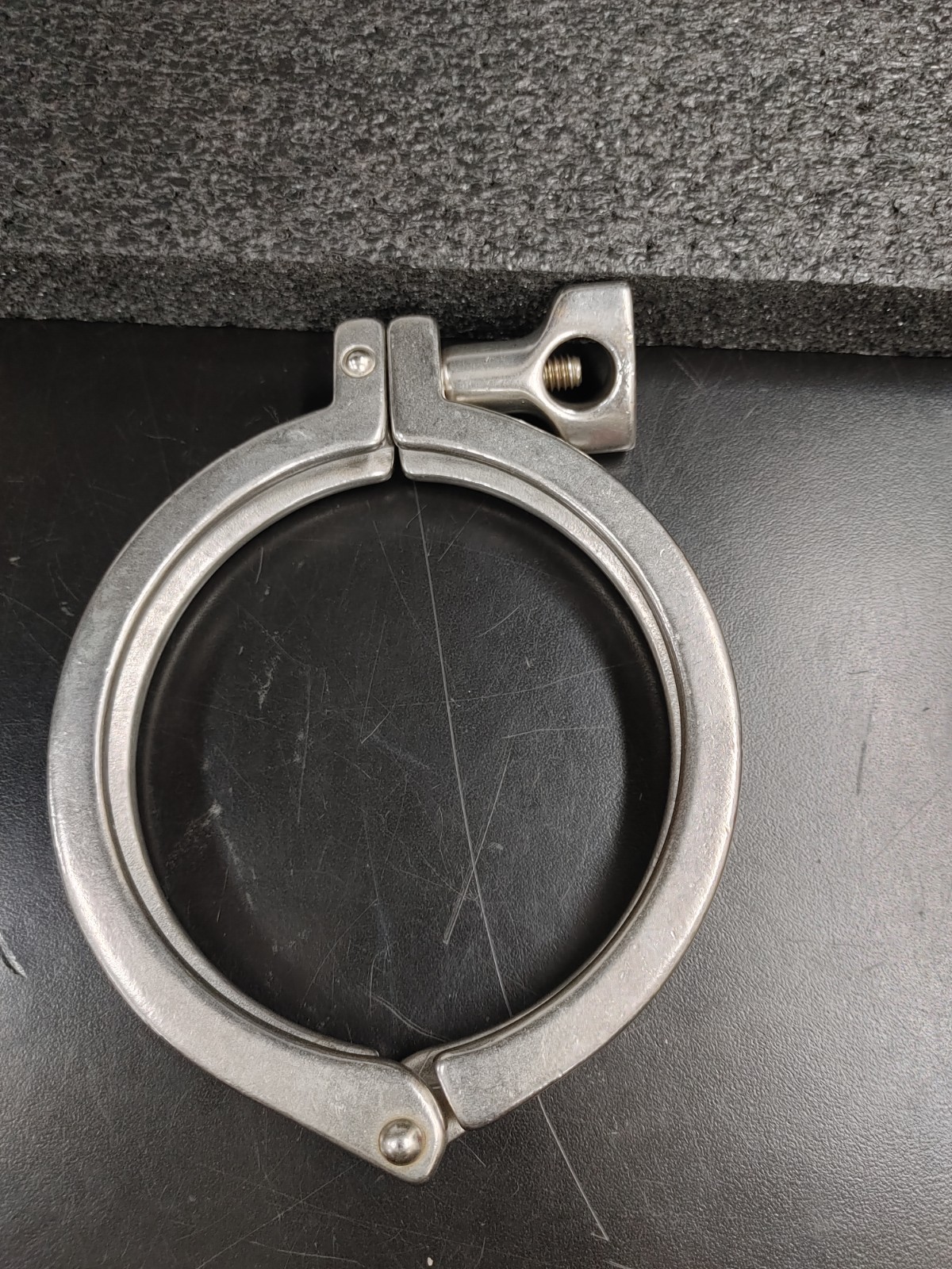 Assorted Lot of 4 Single Hinge Sanitary Tri Clamp