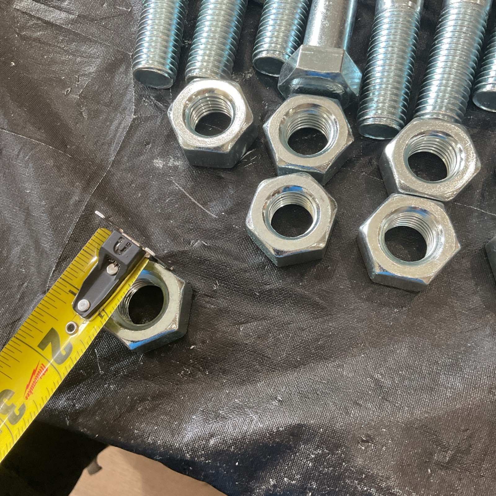 6″ Teadit 1001 NonAsb Gasket 1/8″ Ring A307A Hex Bolts Zinc A563 heavy Hex Nuts