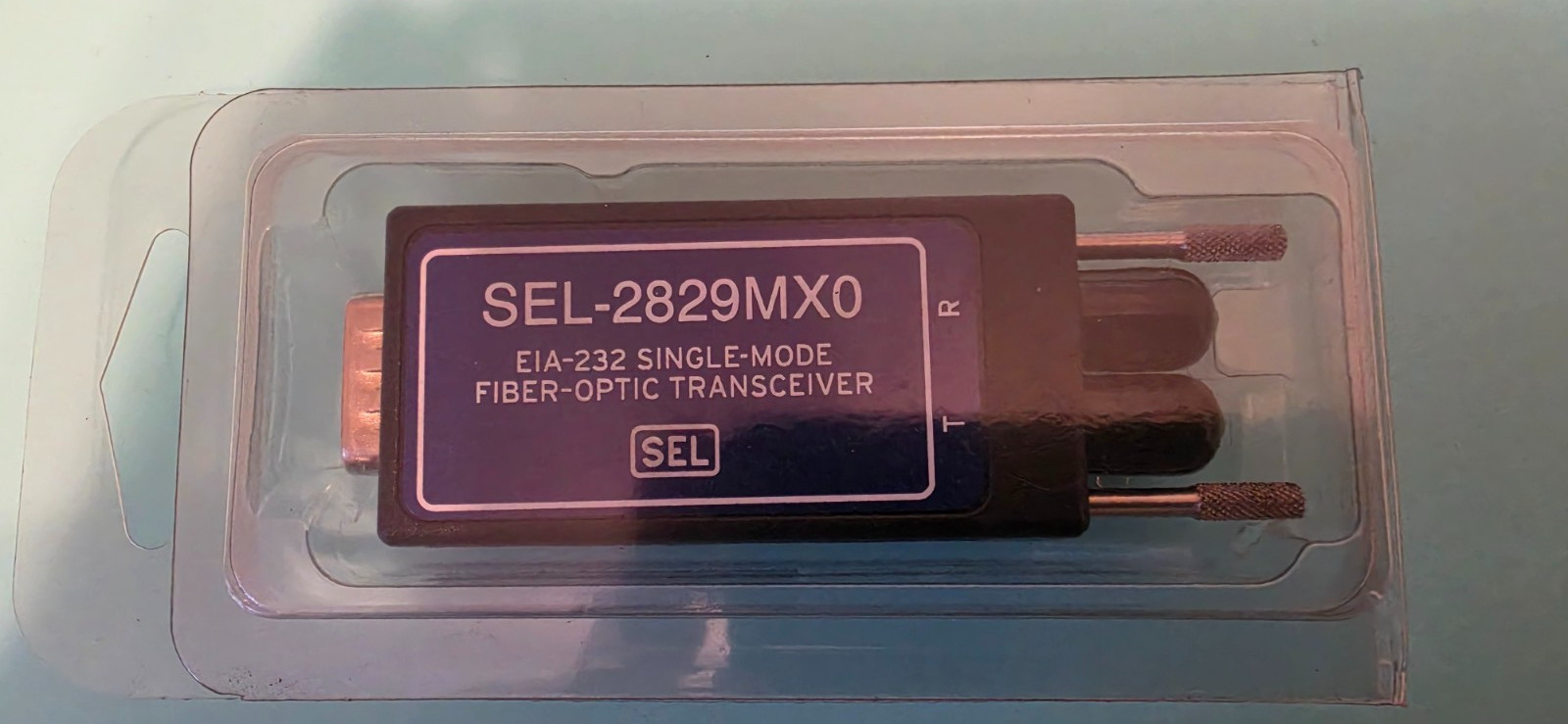 SCHWEITZER ENGINEERING SEL-2829MX0 EIA-232 SINGLE-MODE FIBER-OPTIC TRANCEIVER