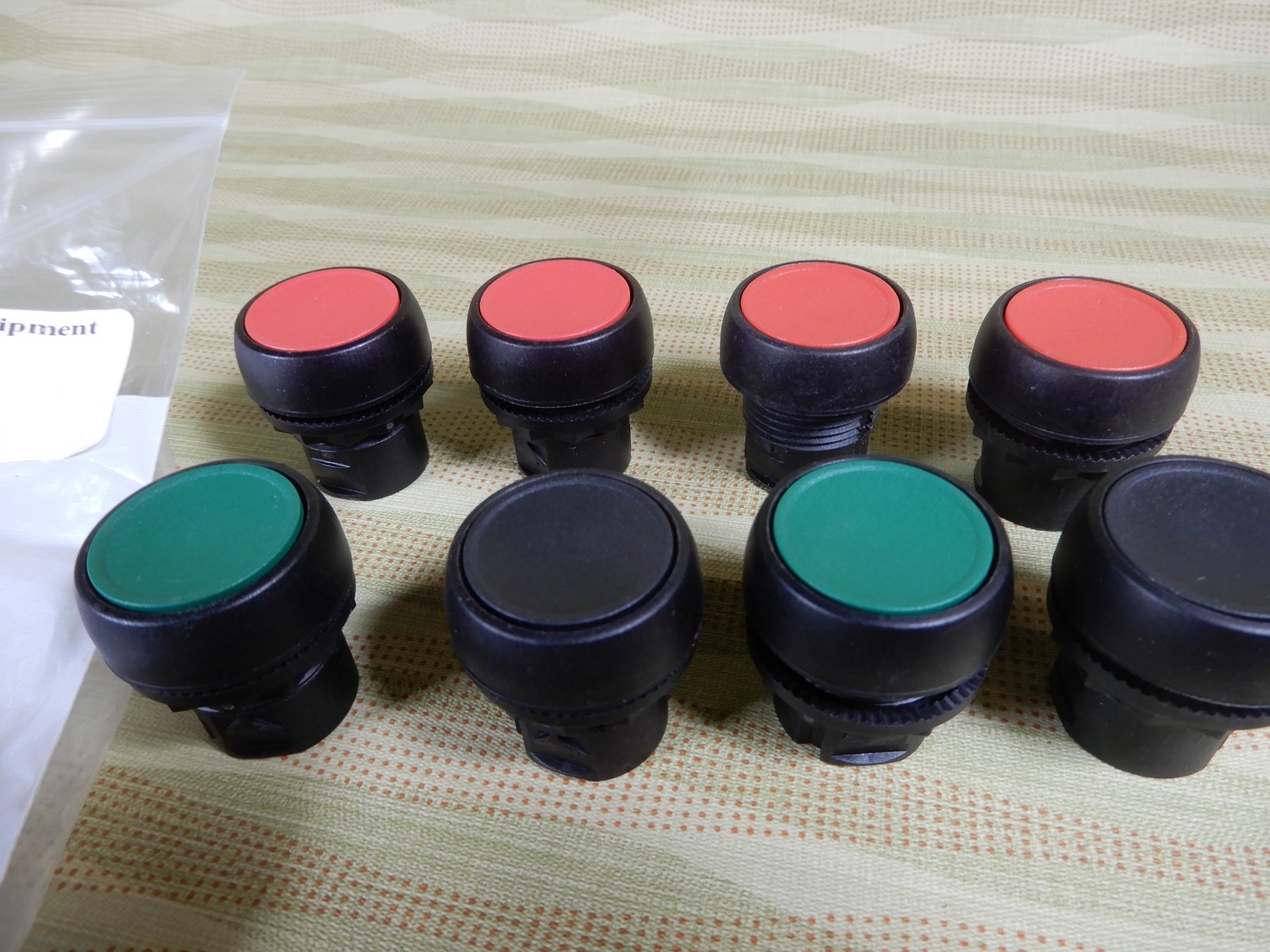 Allen-Bradley Red Green and Black Push Button Operators BX
