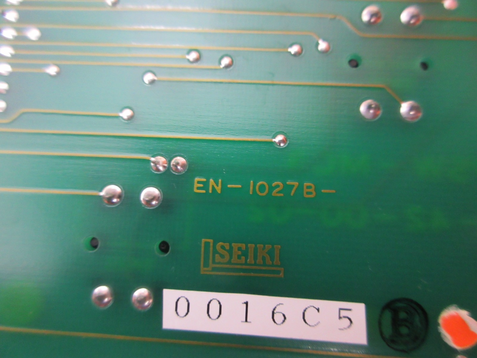 HITACHI SEIKI HG400 EN-1027B CNC VERTICAL MILL MAIN OPERATOR CONTROL PANEL