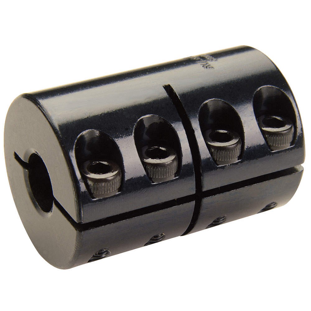 RULAND MANUFACTURING Rigid Shaft Coupling,Clamp,3-1/8″ L 2ALU7
