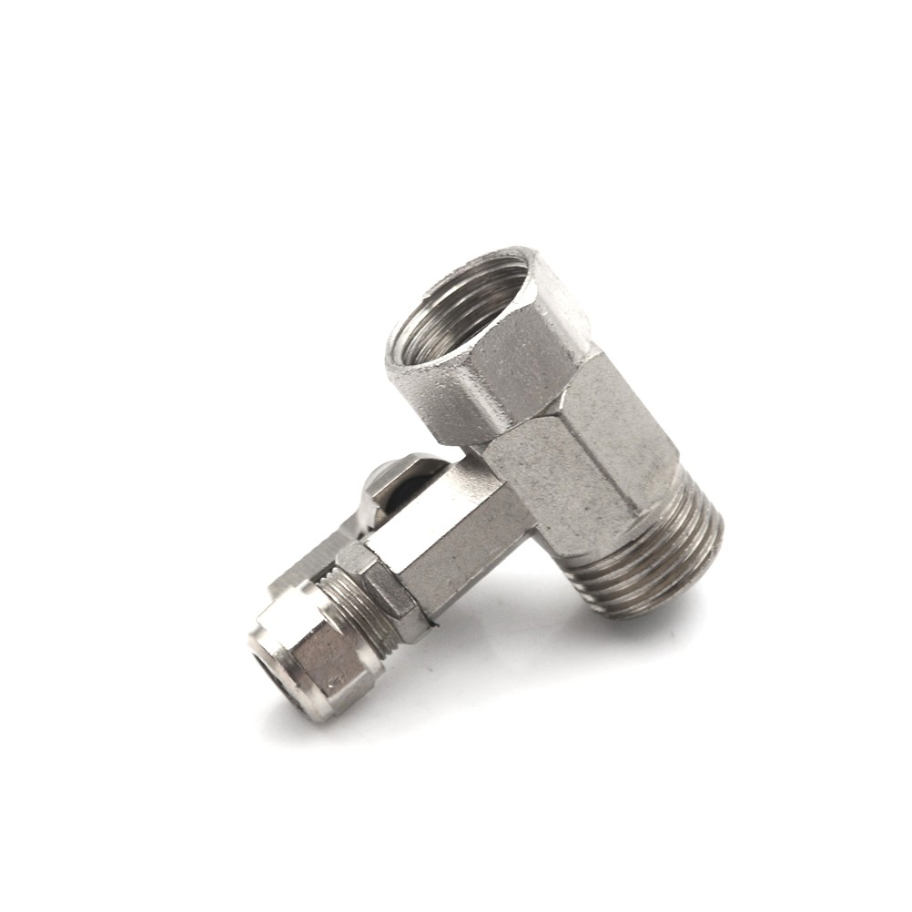 RO Feed Water Filter Purifier Adapter 1/2” to 3/8” Ball Valve Faucet Tap-S.MC