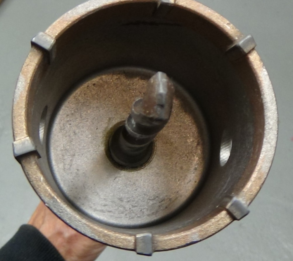 2 9/16″ CORE DRILL (GERMAN) WITH 17 3/8″ PILOT BIT SDS
