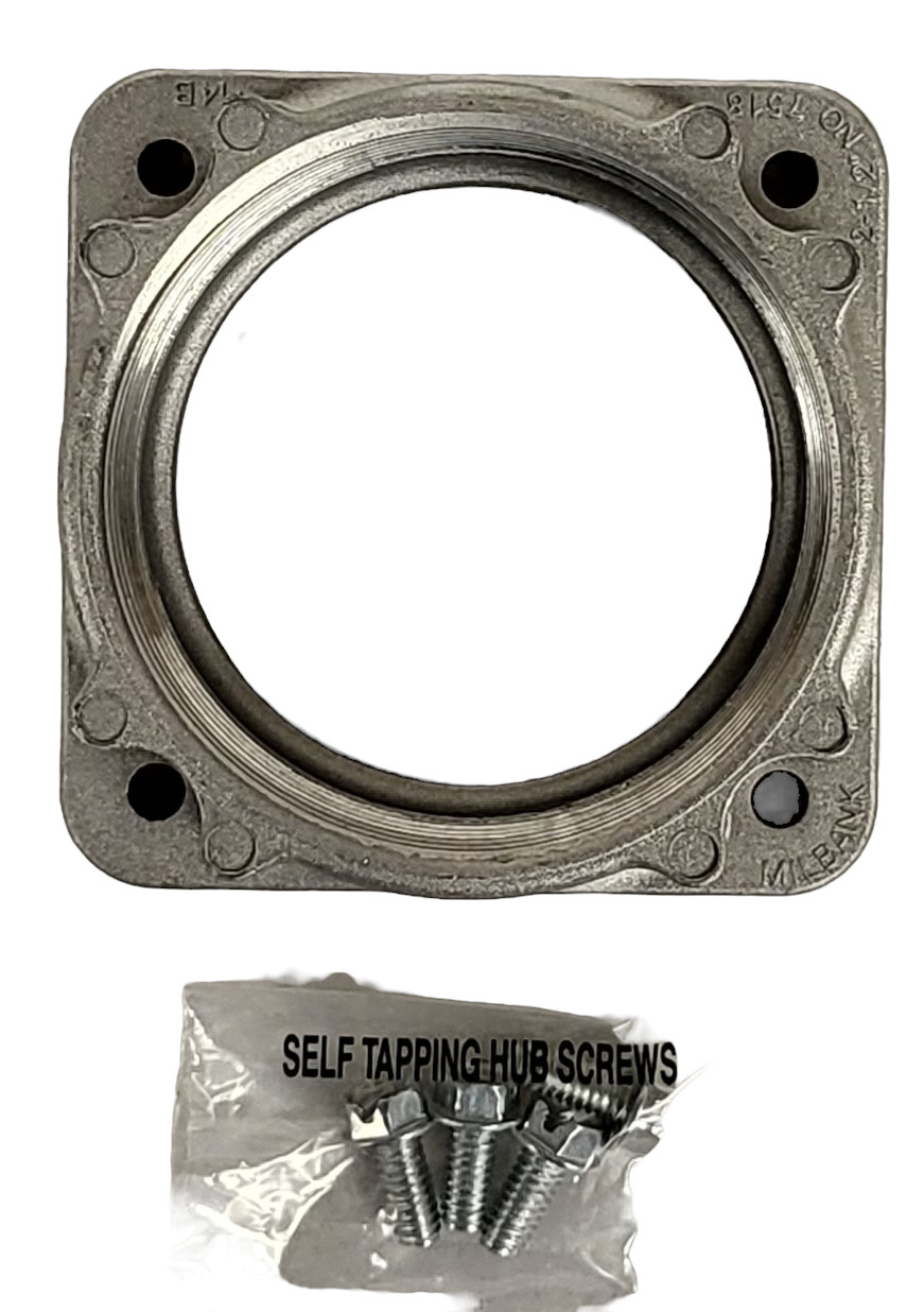 (2 PACK) NEW MILBANK A7518 ALUMINUM SCREW MOUNT METER SOCKET UNIT HUB 2-1/2″