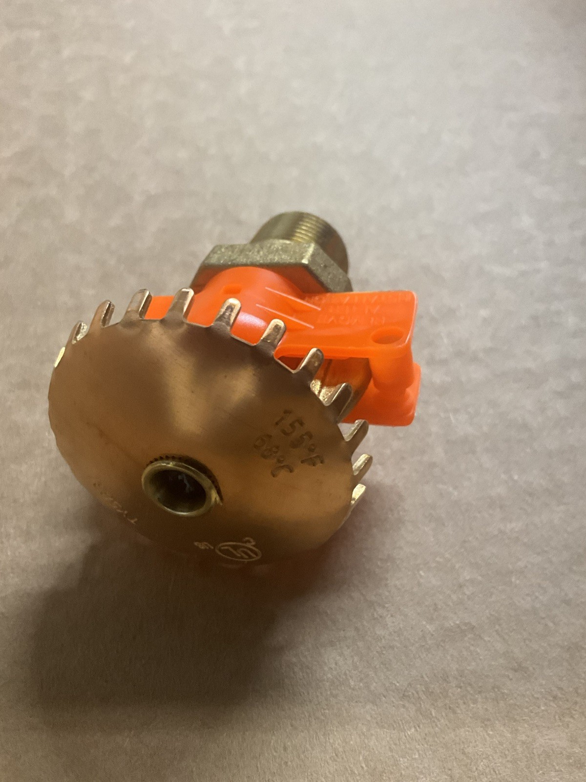 New Lot of 50 Tyco TY5831 EL0231FRB sprinkler head upright for sprinkler syst.