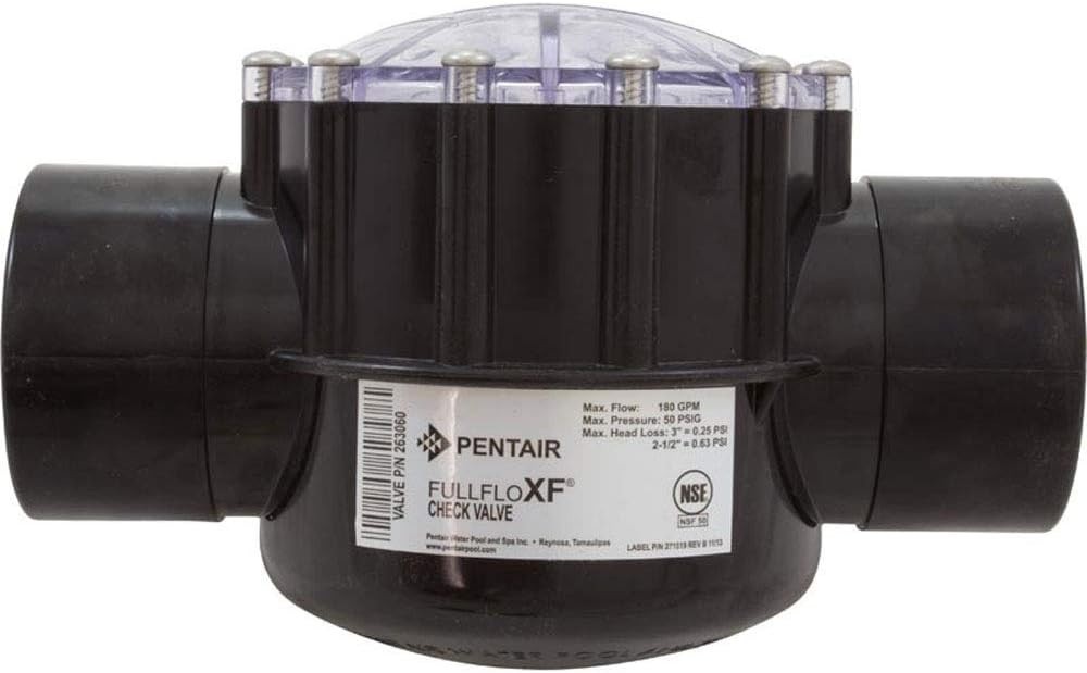 Pentair 263060 2-Way CPVC 2-1/2 Inch (3 Inch Slip Outside) Pool and Spa Check Va