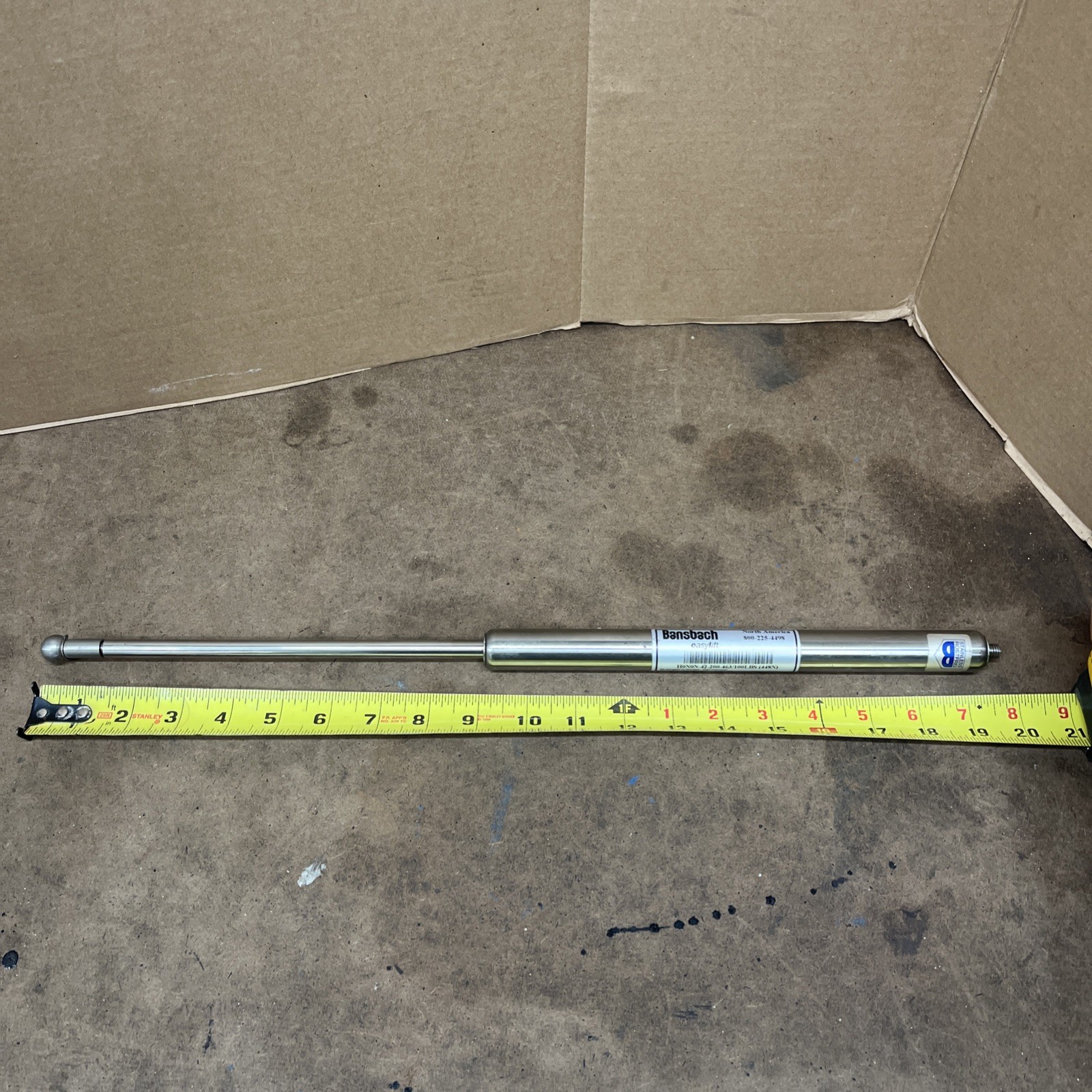 Bansbach easylift Gas Spring H0N0N-42-200-463/100LBS (448N) New