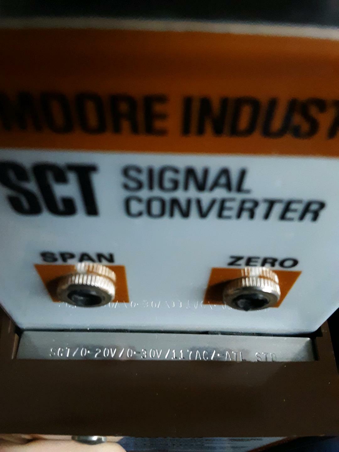 MOORE INDUSTRIES SIGNAL CONVERTER SCT/0-20v/0-30v/117AC/-ATL STD