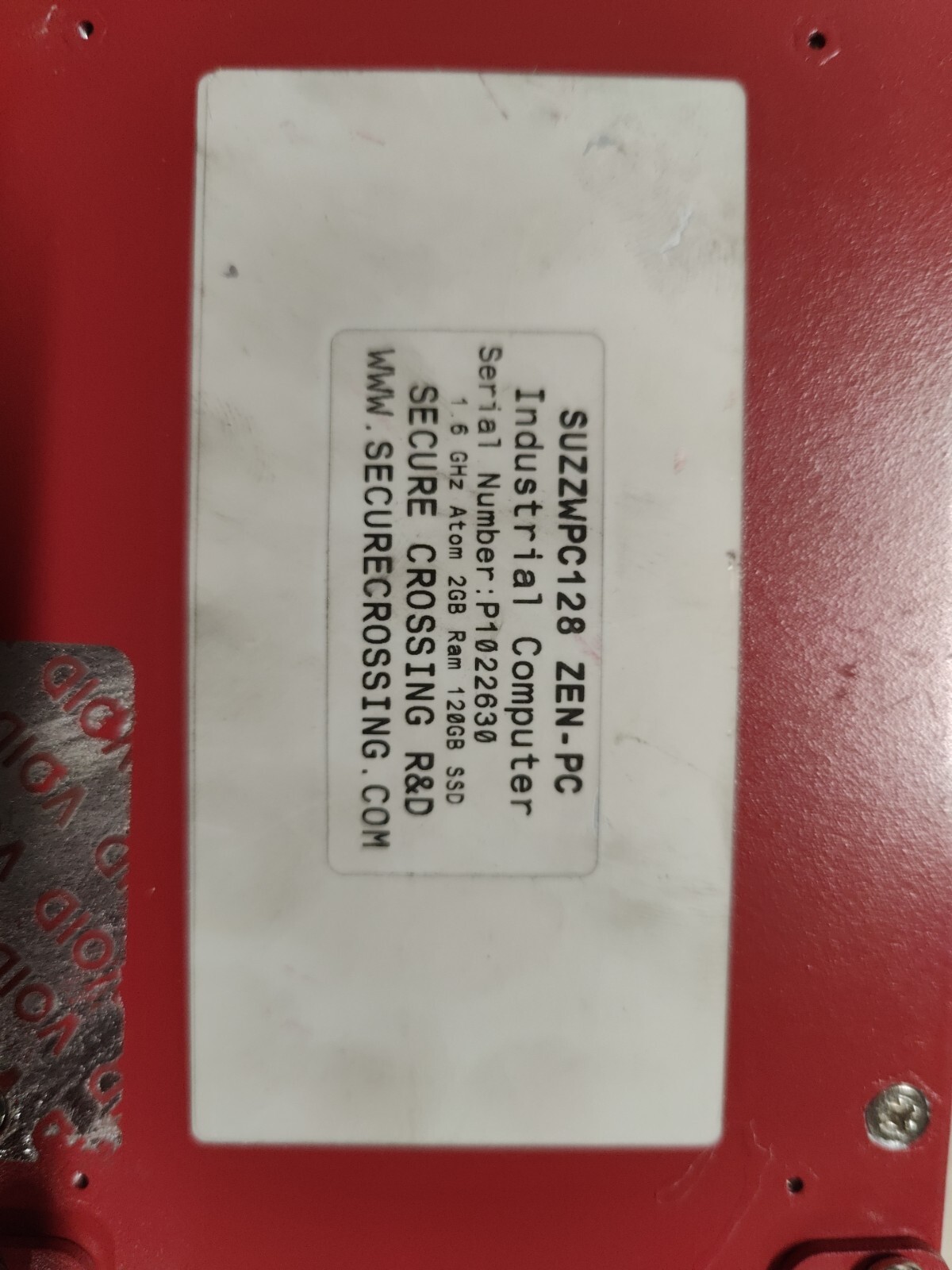 Used Secure Crossing SUZZWPC128 Zenwall 10 ACM Industrial Computer PC Module