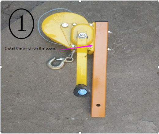 AC Air Conditioner Outside Installation lifting Tool 10M Bracket Crane Tool USA