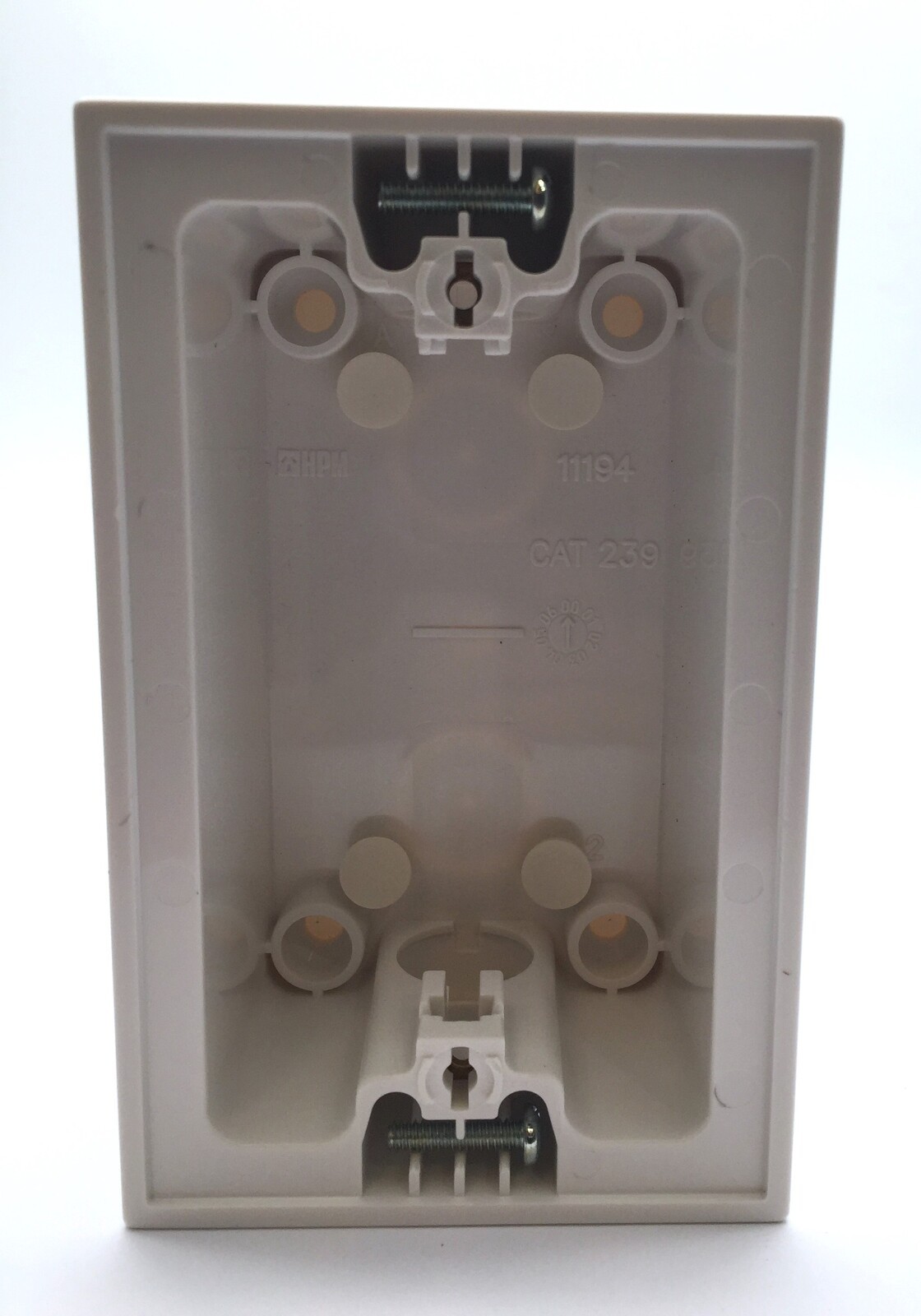HPM 239WE Surface Mounting Block 45mm Depth IP56 White HPM239WE  x6