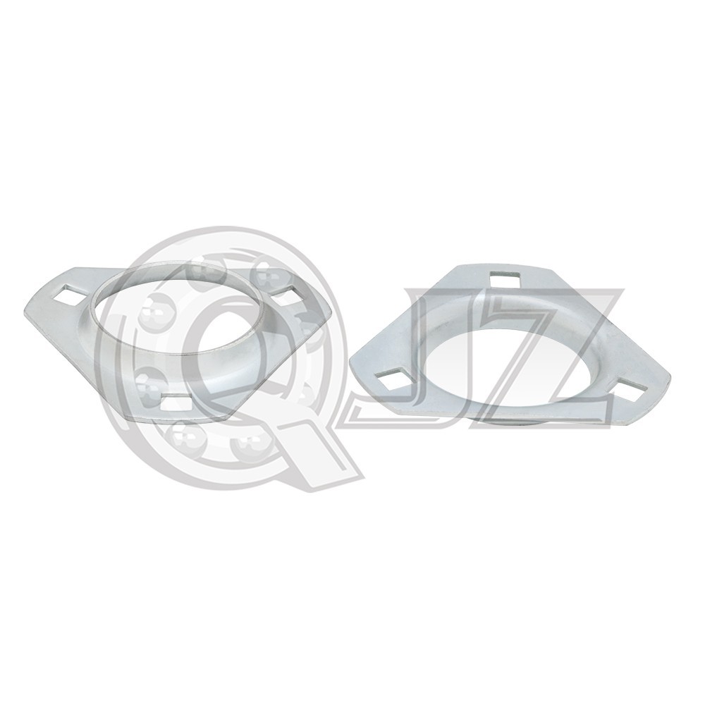 [Qty.2] PFT207 Three Bolt Triangle Stamped Housing (3-15/16 in Bolt Circle Diam)