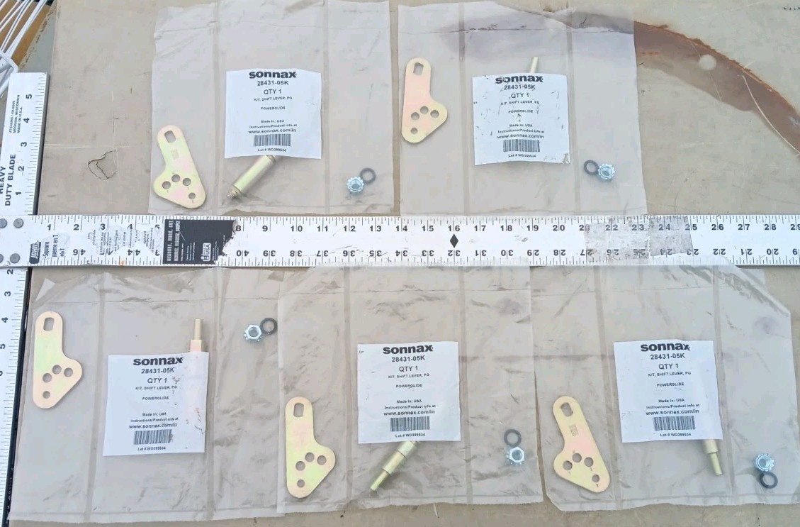 Set of 5 – Sonnax 28431-05K Powerglide Shift Lever Kit with O-Ring
