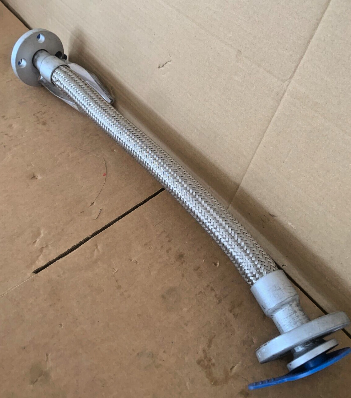 Han Kook Flexible 3/4 “Metallic Flexible Braided Hose HMF-502 Fixed SS400 Flange