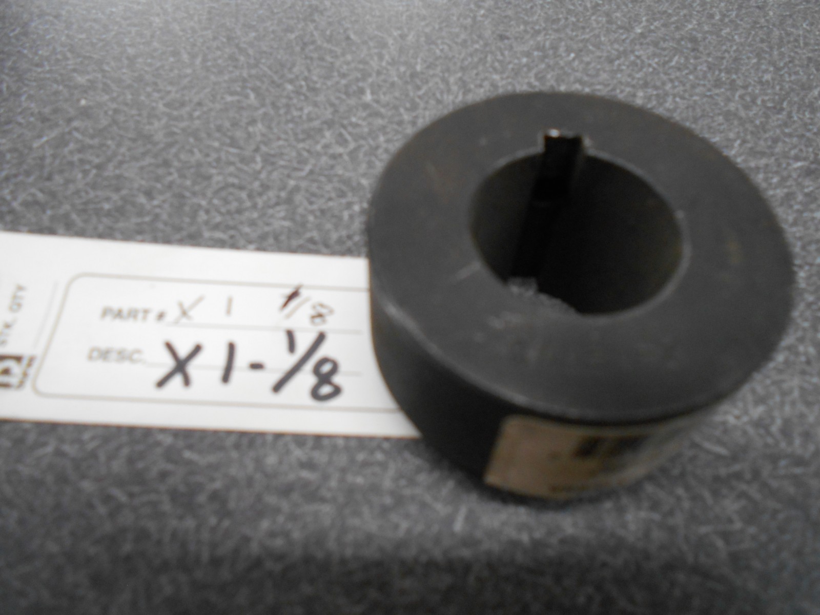 Weld-On Hub, Series X 1-1/8. Round Bore. Burns/Tisco. NOS! X1-1/8
