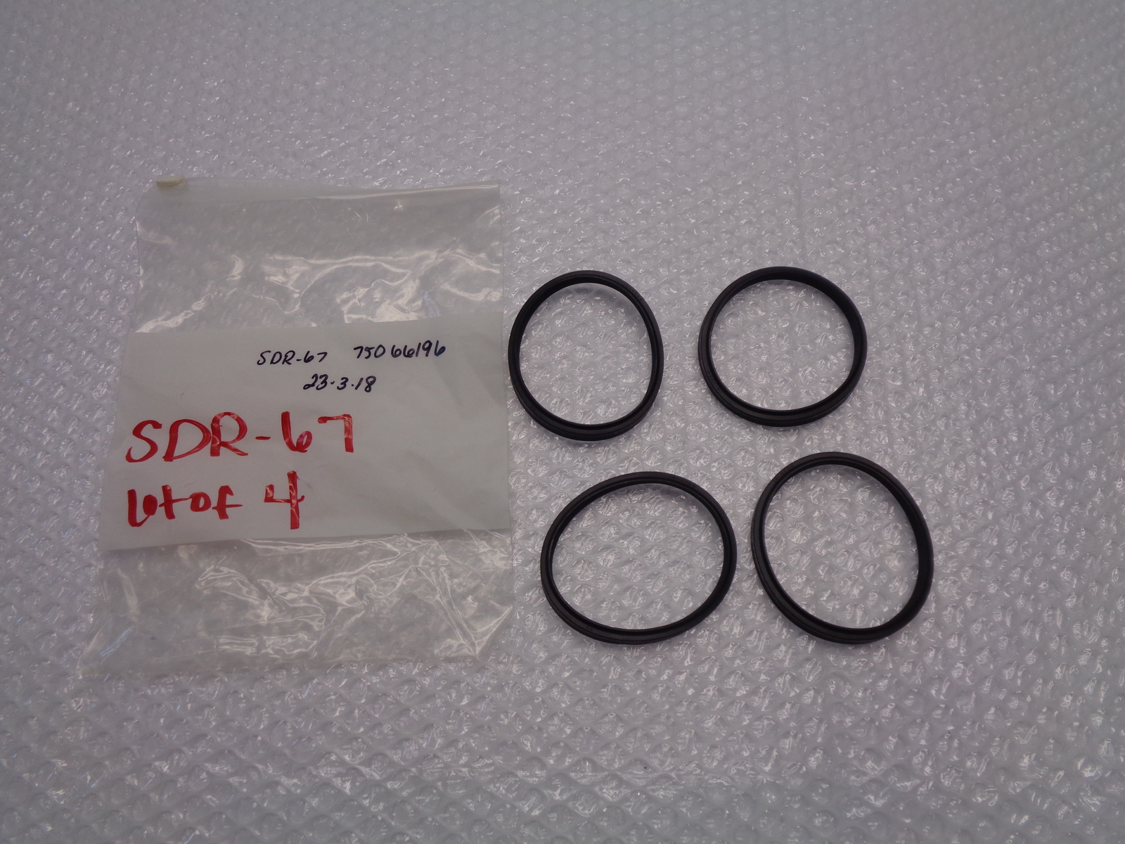INDUSTRIAL SPARE SDR-67 SEAL LOT OF 4 NSNP