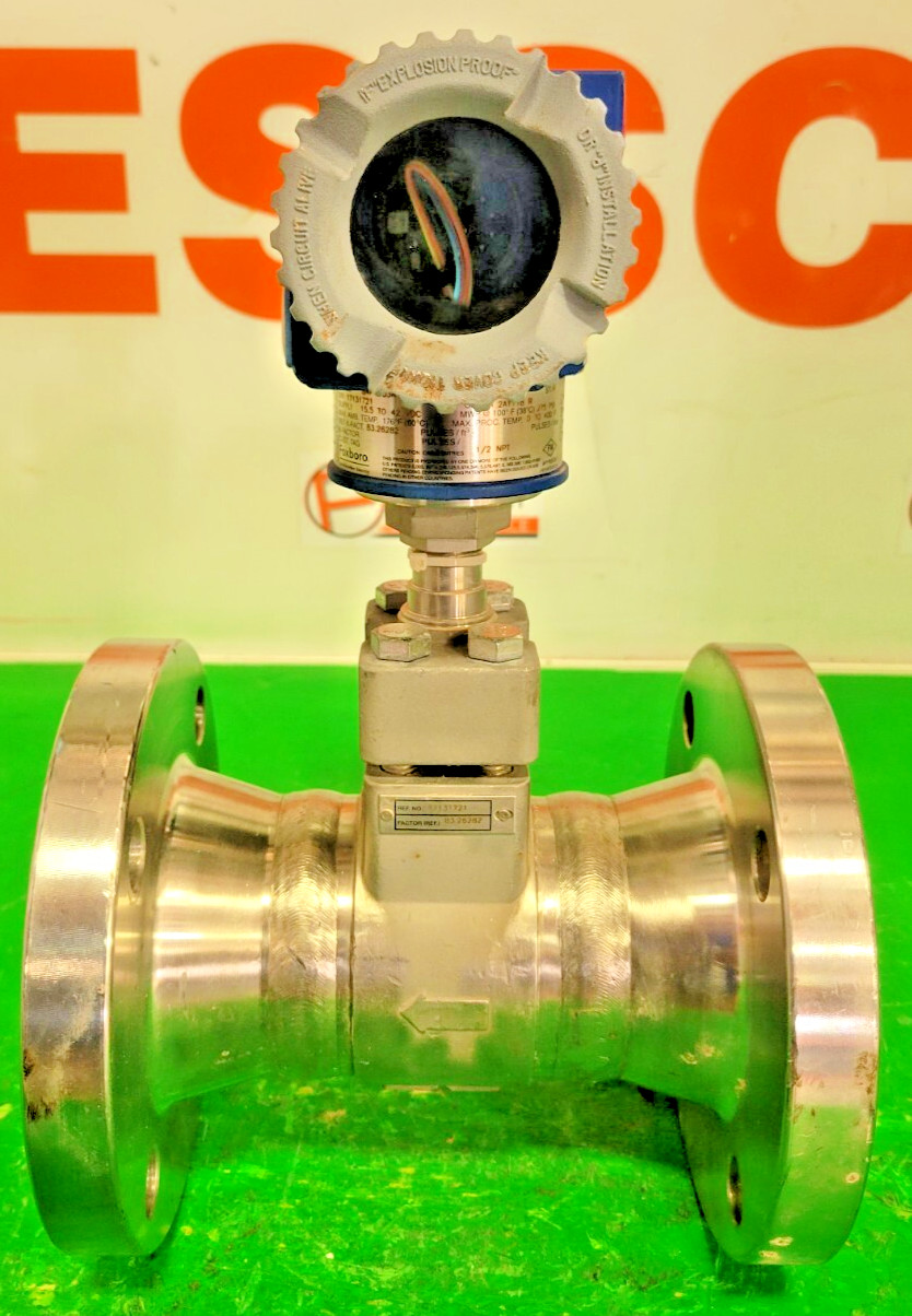 ⚡FOXBORO 84F VORTEX FLOW METER 3″ CL150 RF SS PESSCO OFFERING 1 G051625-15 🗽