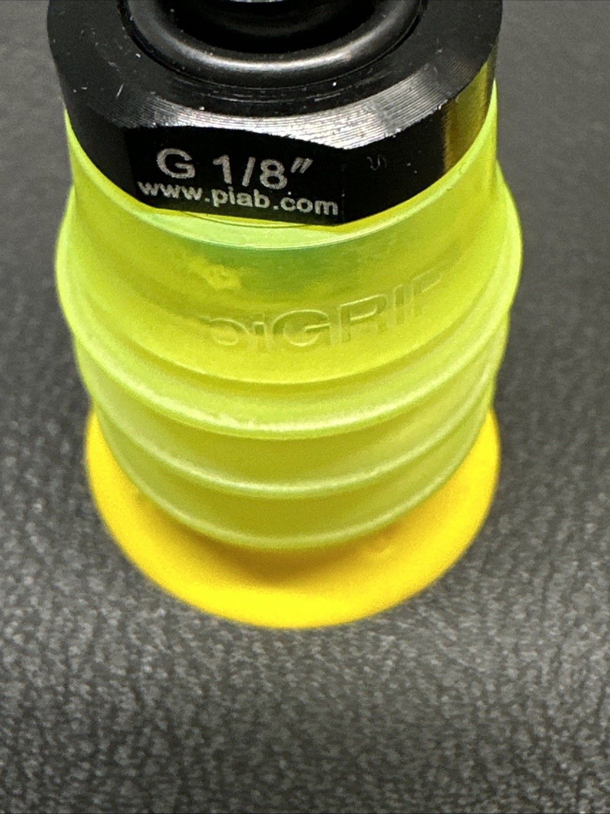 Piab piGRIP S1-2 Suction Cup G 1/8″ Male Fitting 25mm Bellows Modular 3 Pieces